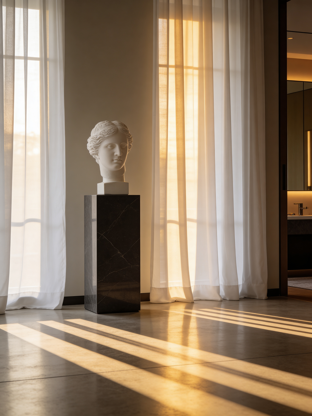 Venus Plaster Bust for Drawing – Classical Sculpture Decor for Interiors & Artists