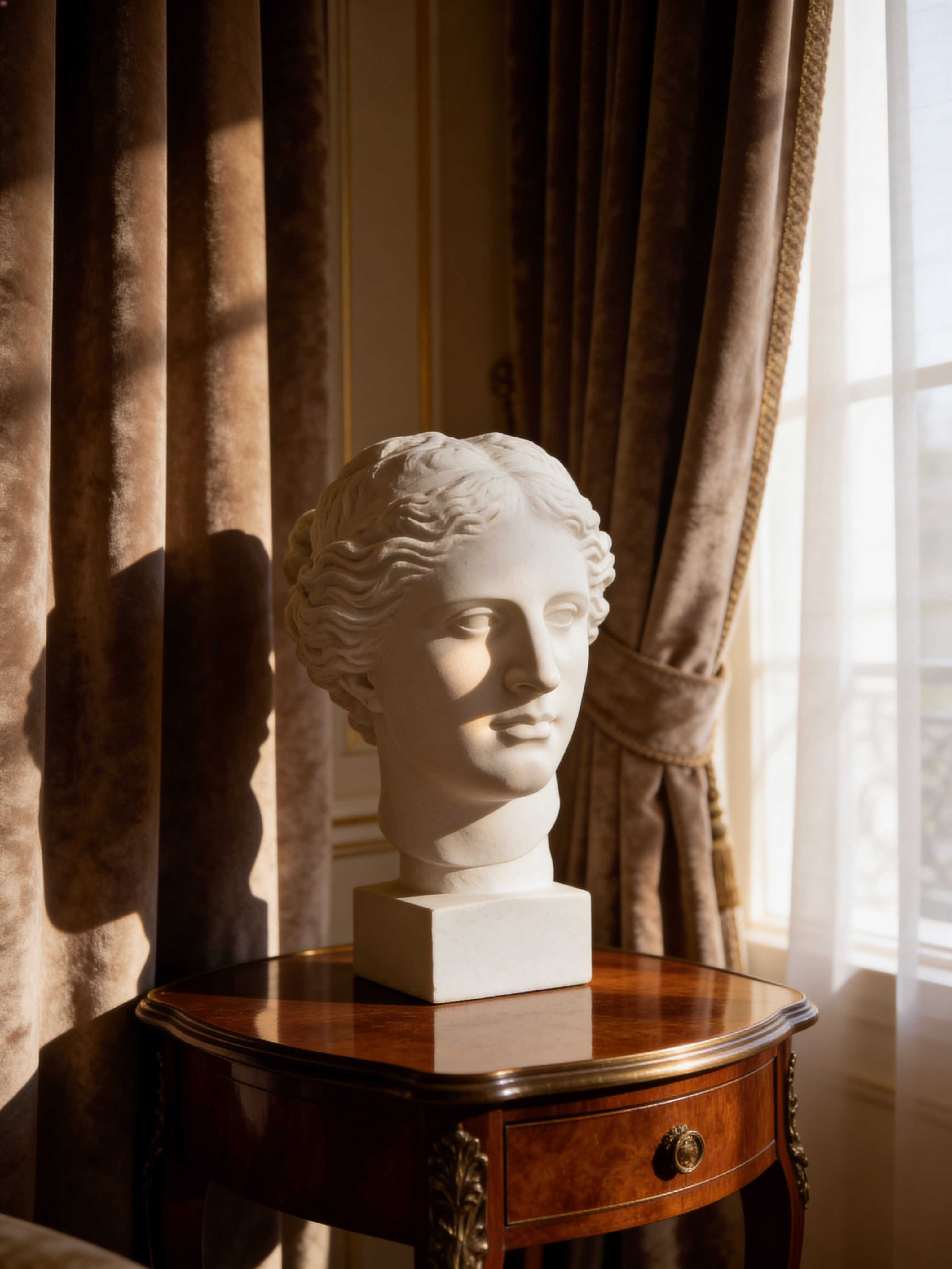 Venus Plaster Bust for Drawing – Classical Sculpture Decor for Interiors & Artists