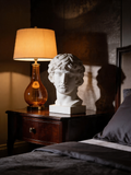 Antinous Bust Sculpture – Classical Greek Plaster Head
