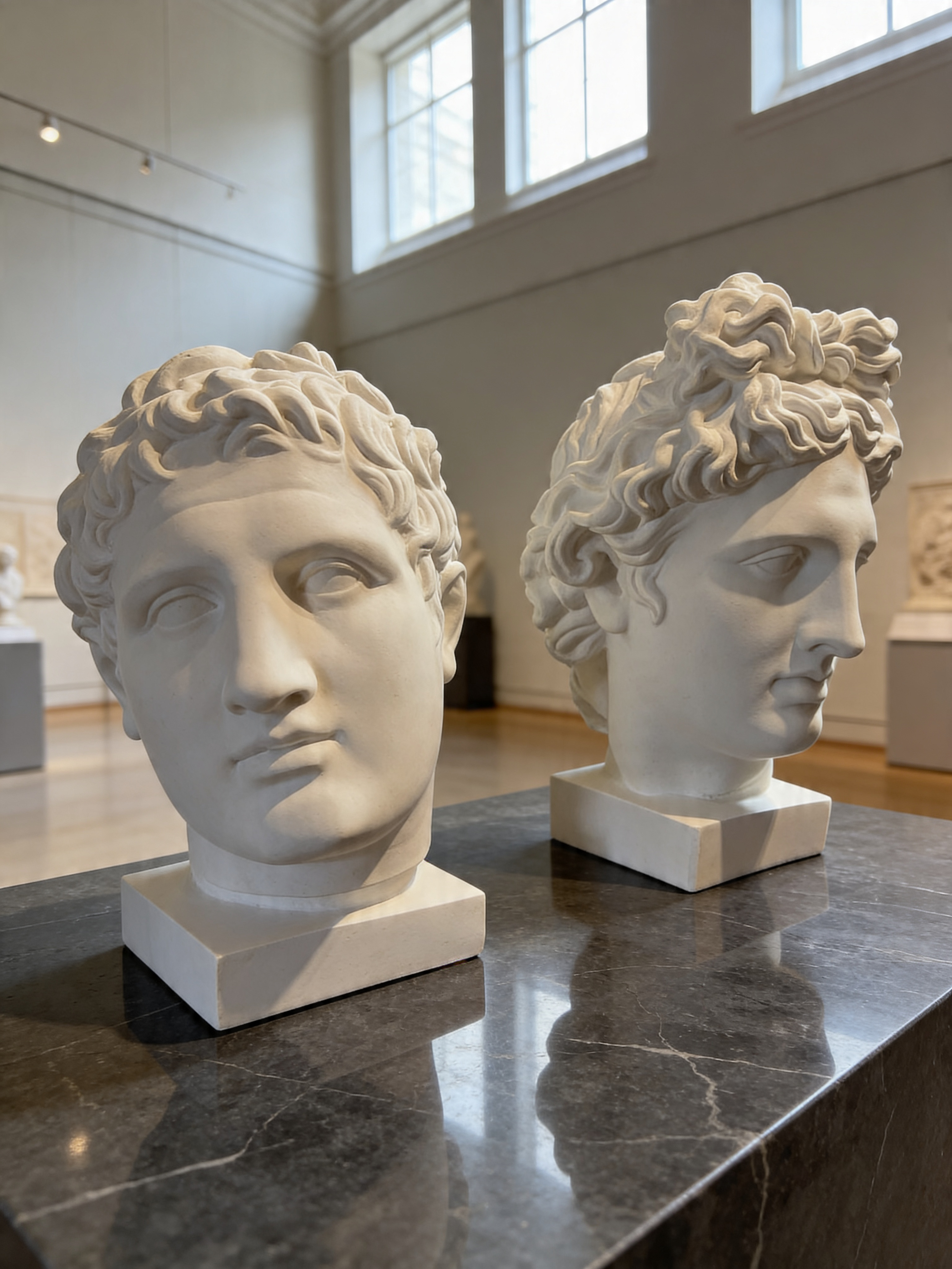 Apollo Plaster Bust for Drawing – Classical Sculpture Decor for Interiors & Artists