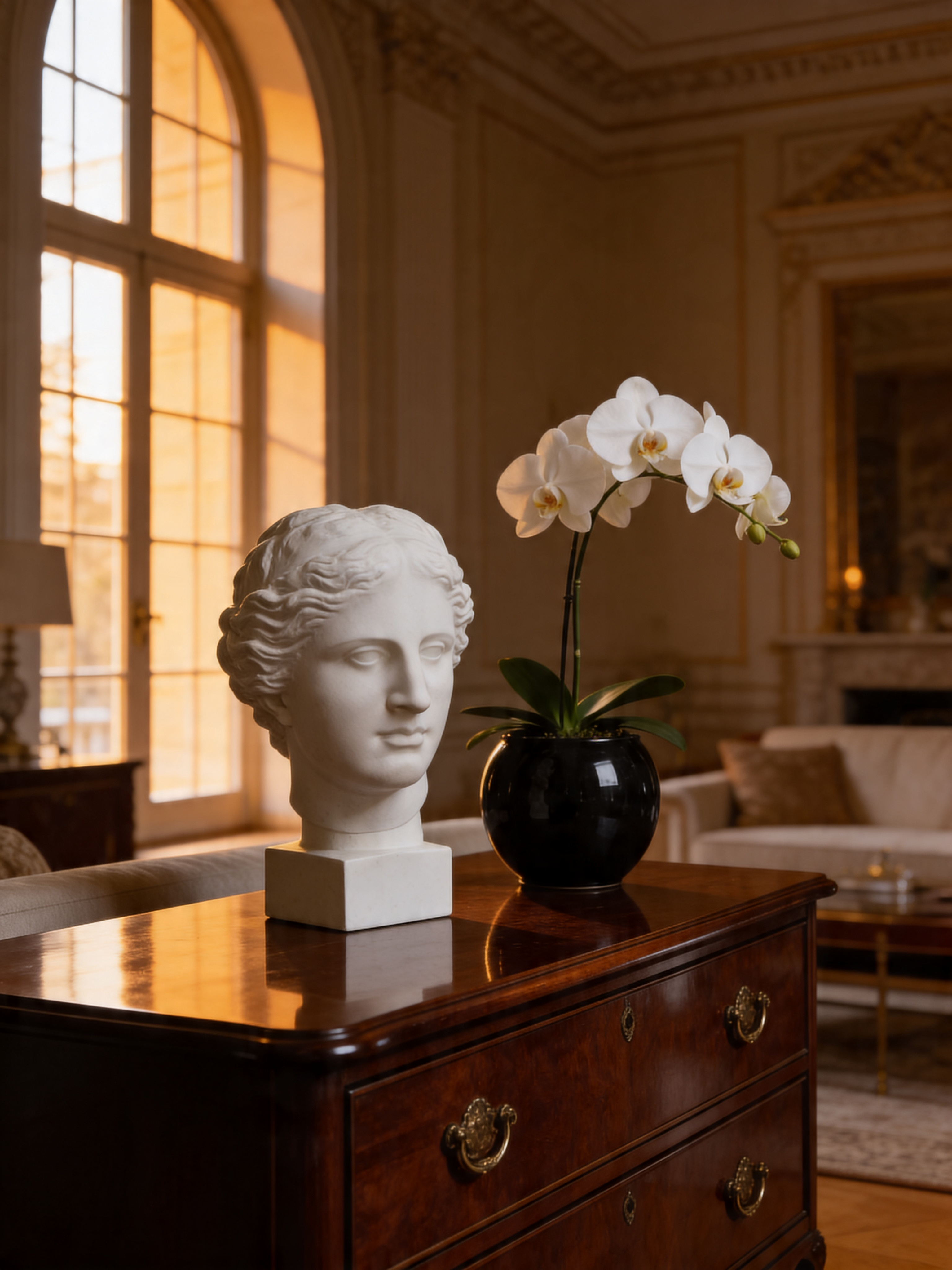 Venus Plaster Bust for Drawing – Classical Sculpture Decor for Interiors & Artists