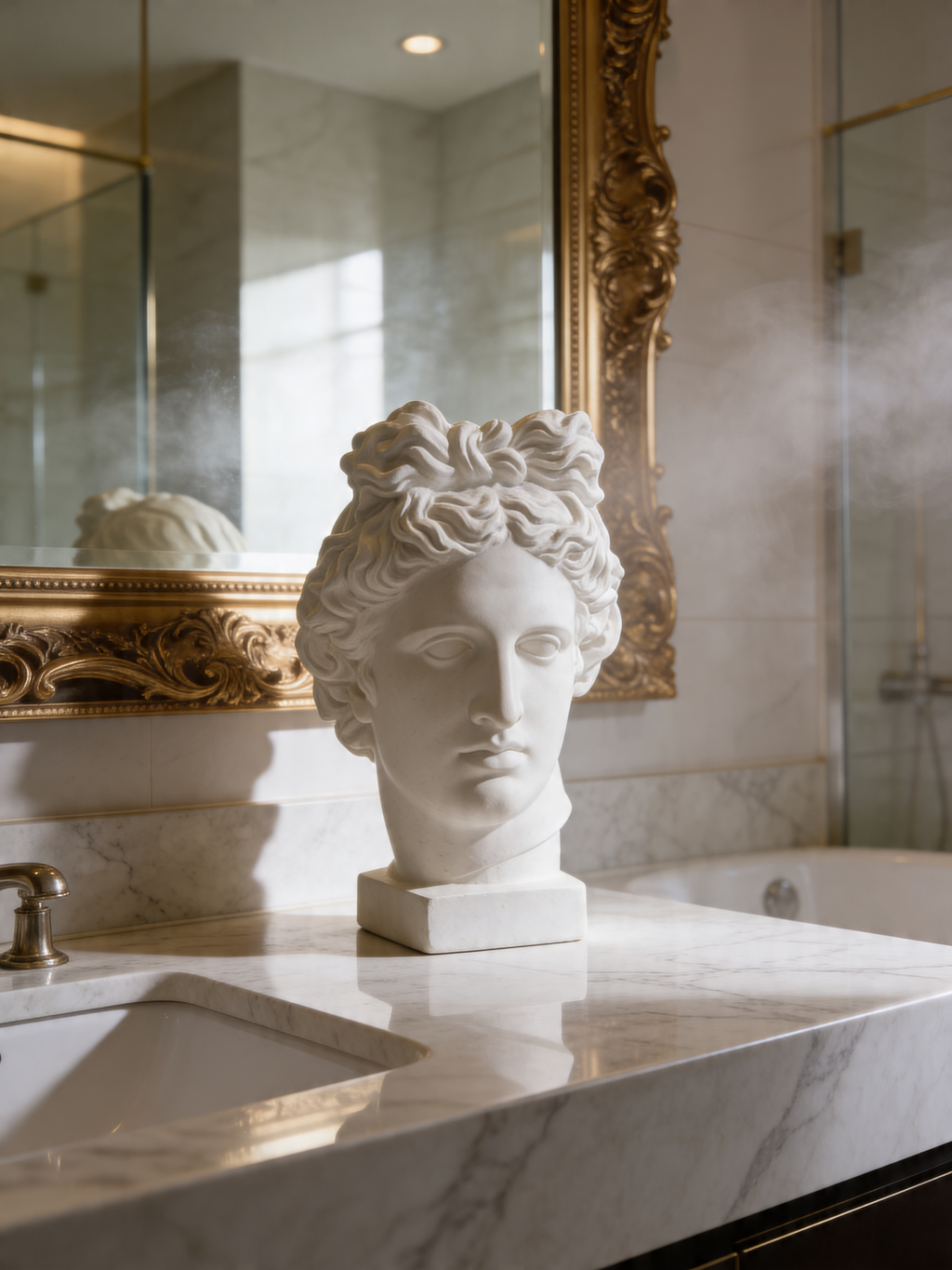 Apollo Plaster Bust for Drawing – Classical Sculpture Decor for Interiors & Artists