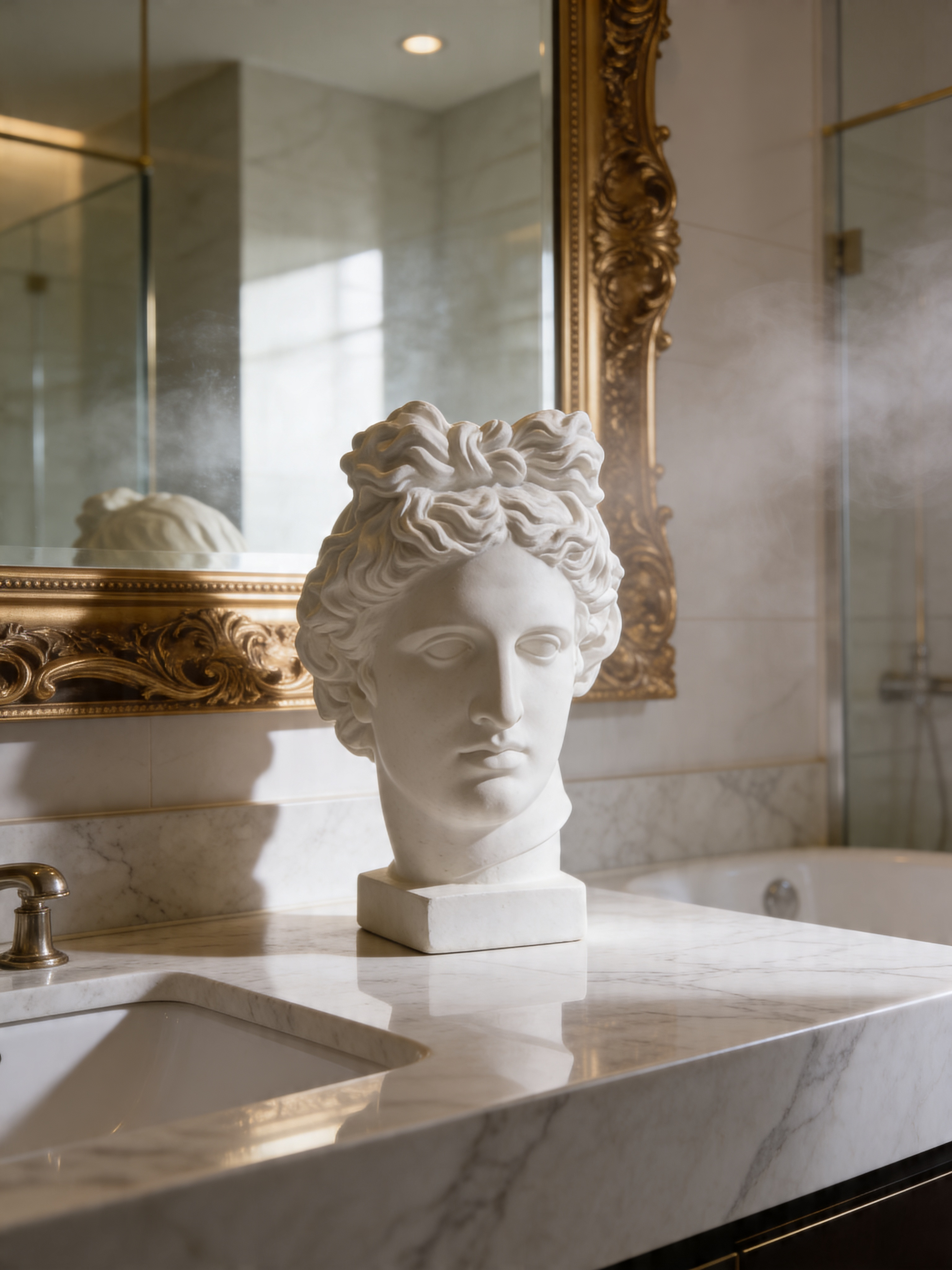 Apollo Plaster Bust for Drawing – Classical Sculpture Decor for Interiors & Artists