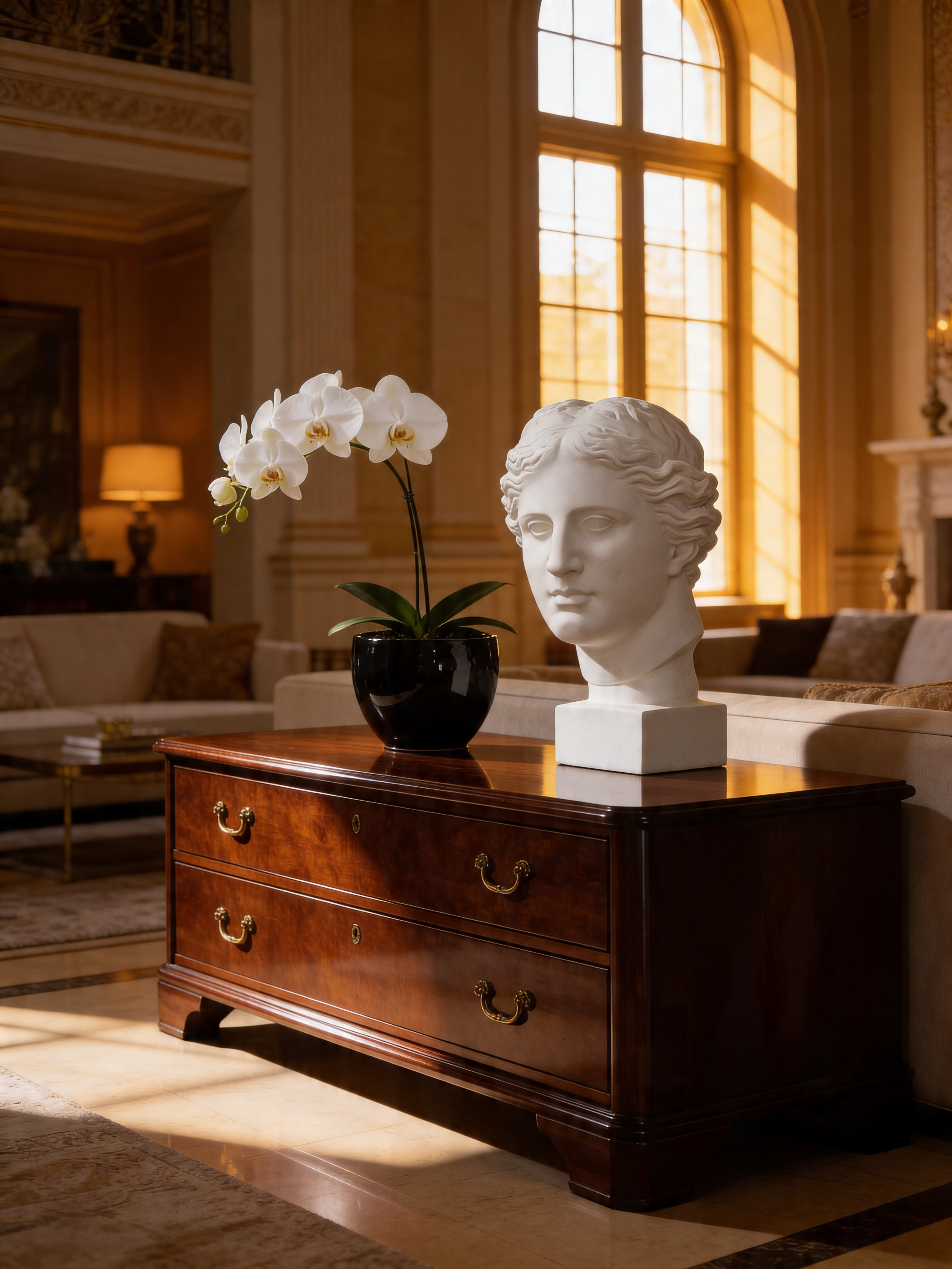 Venus Plaster Bust for Drawing – Classical Sculpture Decor for Interiors & Artists