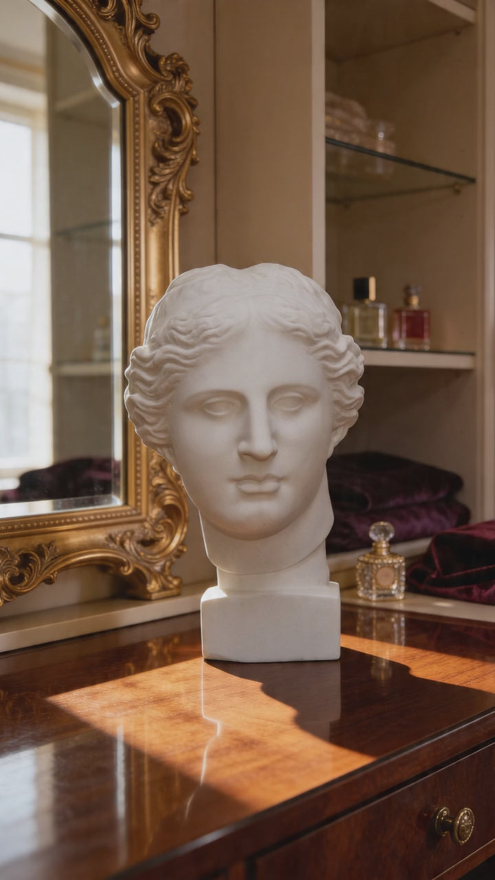 Venus Plaster Bust for Drawing – Classical Sculpture Decor for Interiors & Artists