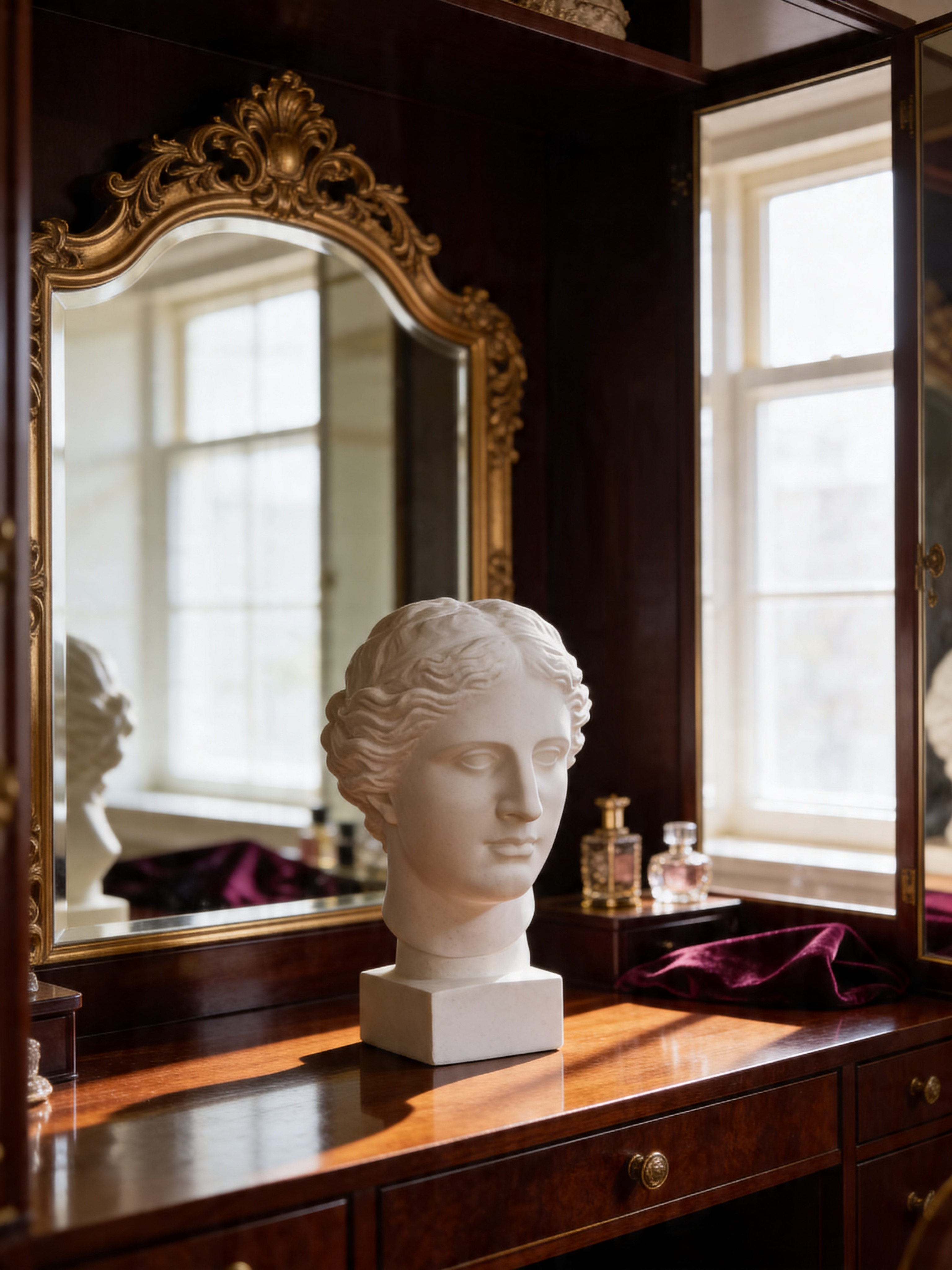 Venus Plaster Bust for Drawing – Classical Sculpture Decor for Interiors & Artists