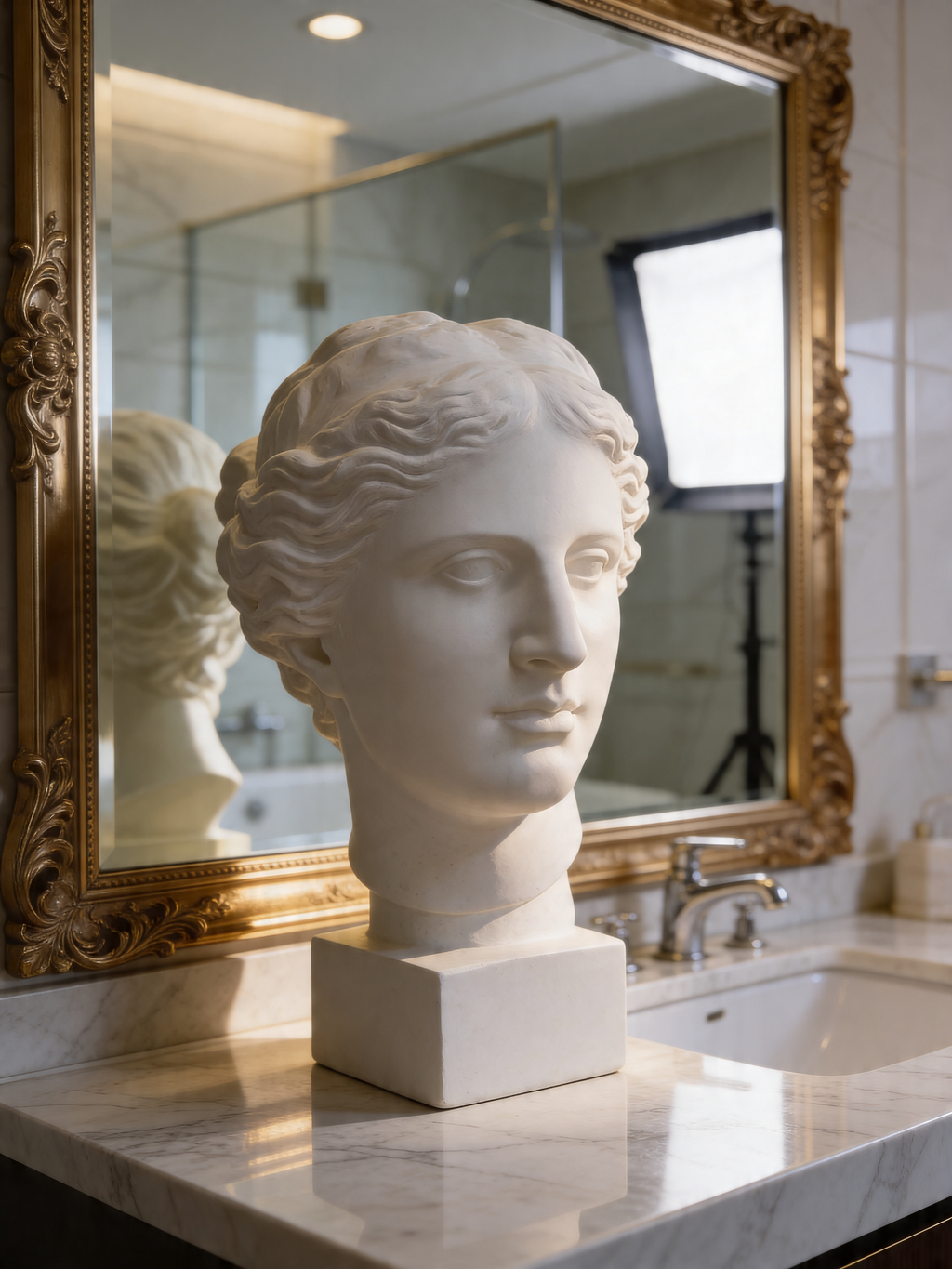Venus Plaster Bust for Drawing – Classical Sculpture Decor for Interiors & Artists