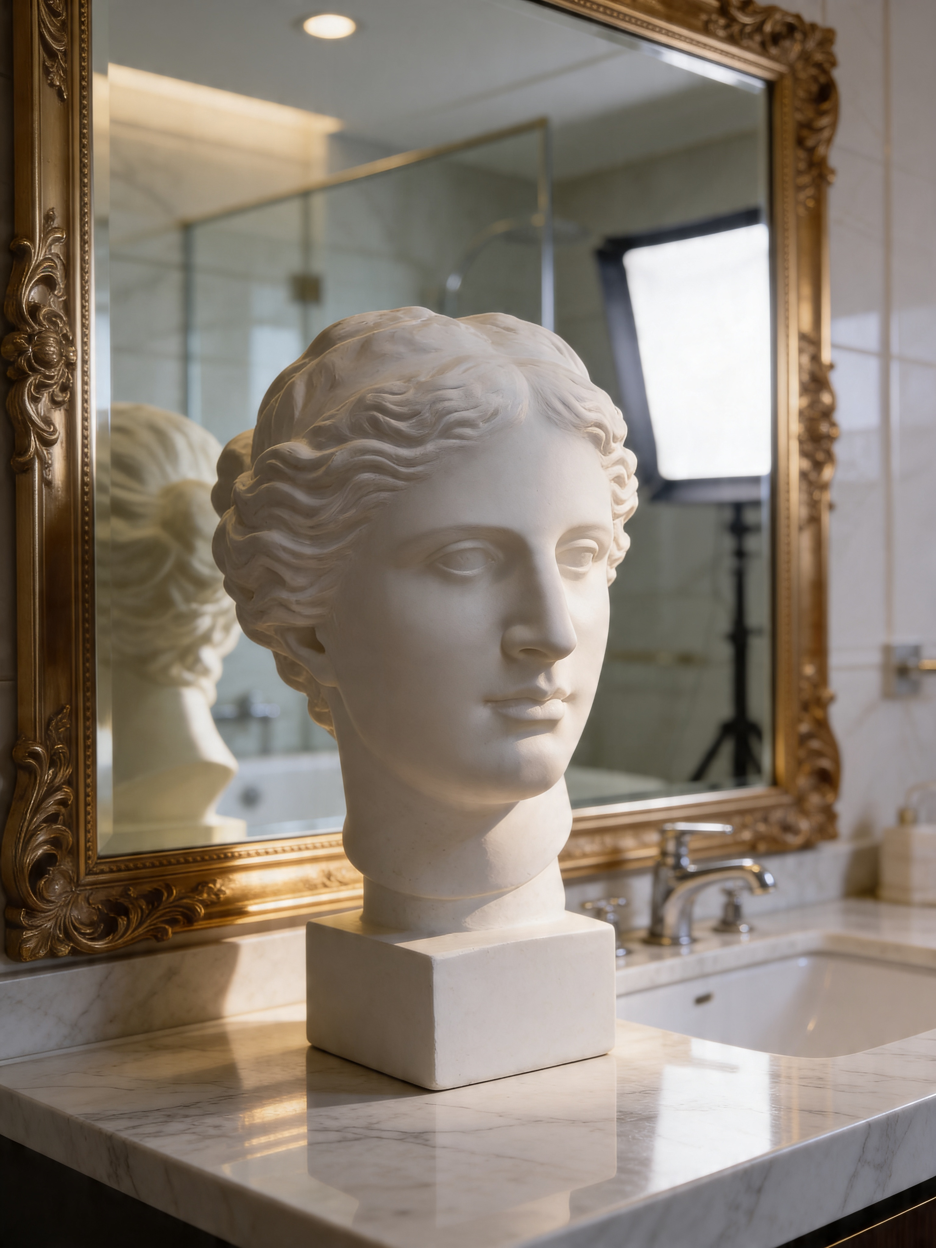 Venus Plaster Bust for Drawing – Classical Sculpture Decor for Interiors & Artists